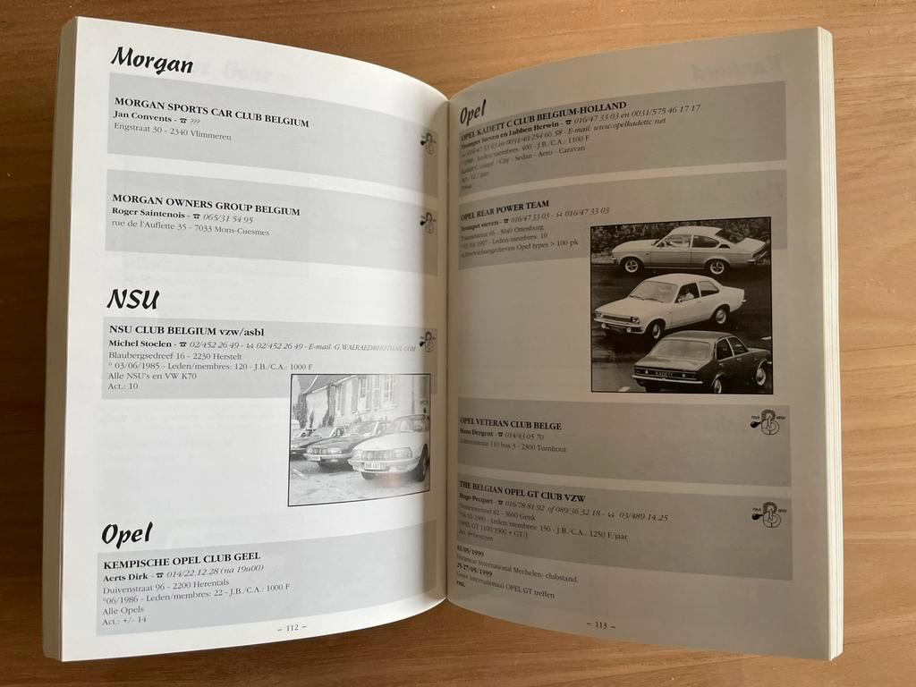 Belgische Oldtimergids 1999-2000., Ophalen of Verzenden, Zo goed als nieuw