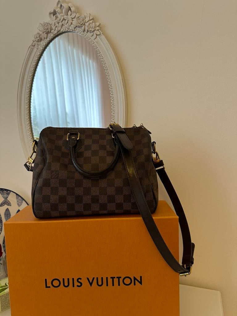 Louis Vuitton speedy 25 avec bandoulière, Enlèvement, Utilisé, Autres marques, Cuir
