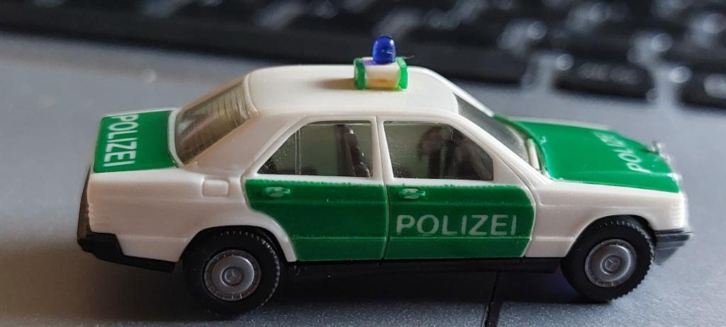 H0LK 3007 MERCEDES-BENZ POLITIE 1/87., Hobby en Vrije tijd, Verzenden, Zo goed als nieuw, Auto, Overige merken