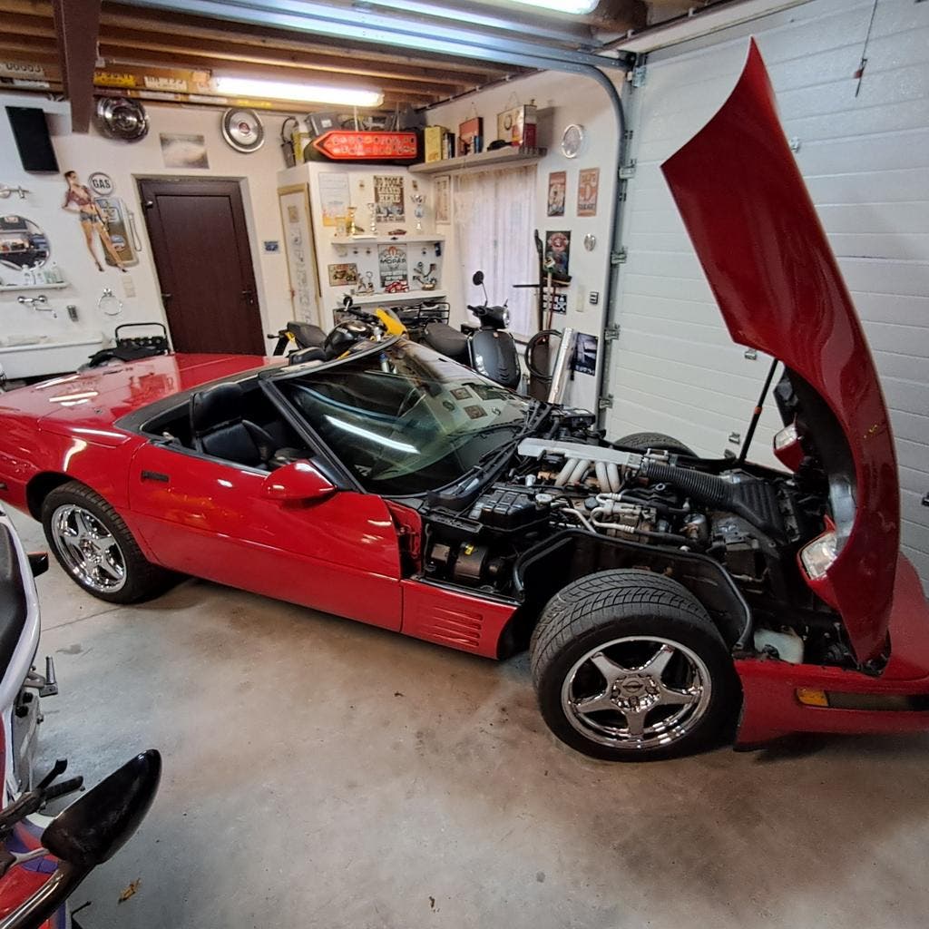 Corvette C4 Cabrio 1991 60000 miles, foto 7