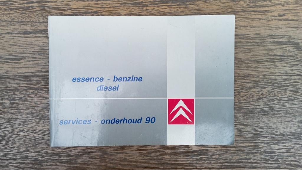 Citroën benzine diesel 1990 onderhoudsboekje, Auto diversen, Handleidingen en Instructieboekjes, Ophalen of Verzenden