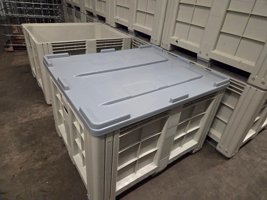 Palletboxen met deksel ( Tonnen, Vaten ), Tuin en Terras, Regentonnen, Zo goed als nieuw, Kunststof, 150 liter of meer, Ophalen