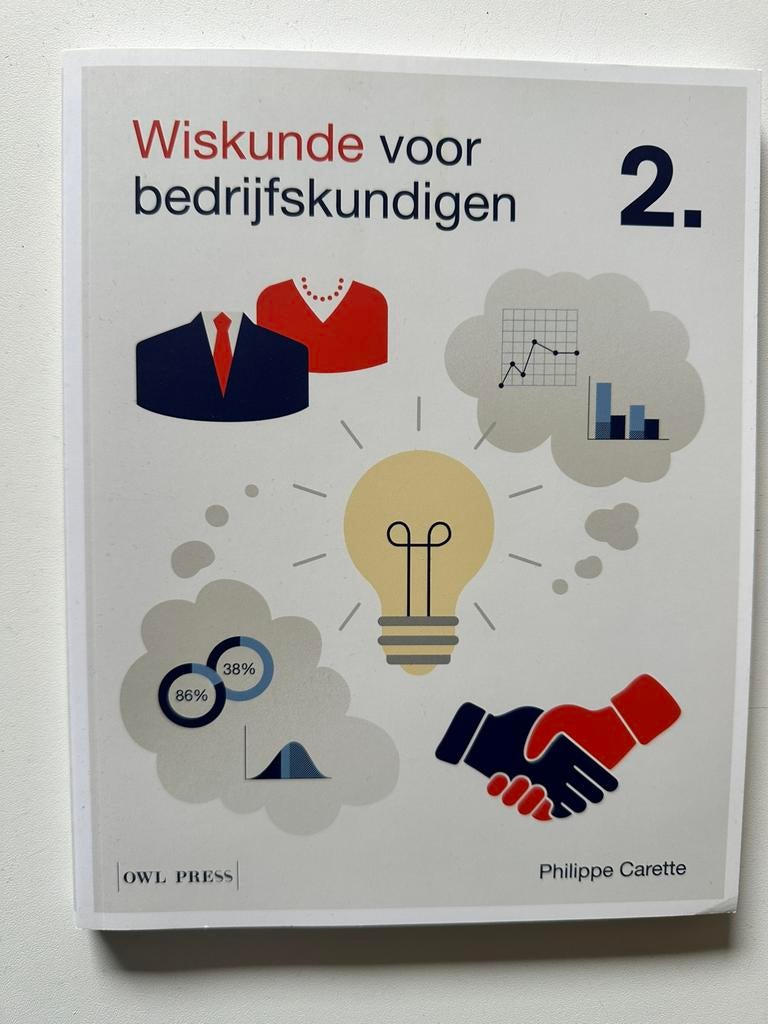 Wiskunde voor bedrijfskundigen 2, Boeken, Ophalen, Zo goed als nieuw