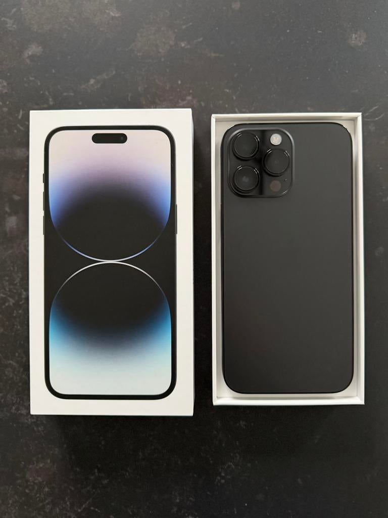 iPhone 14 Pro Max - 256 GB - zwart - zo goed als nieuw, 256 GB, Comme neuf, Enlèvement, IPhone 14