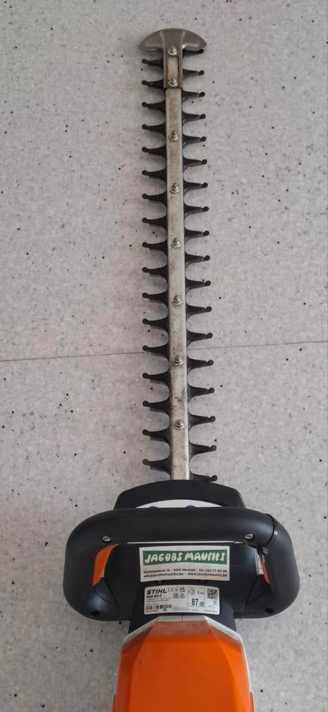 Stihl accu hegenschaar nsa 60,60 cm, Ophalen, Zo goed als nieuw, Accu