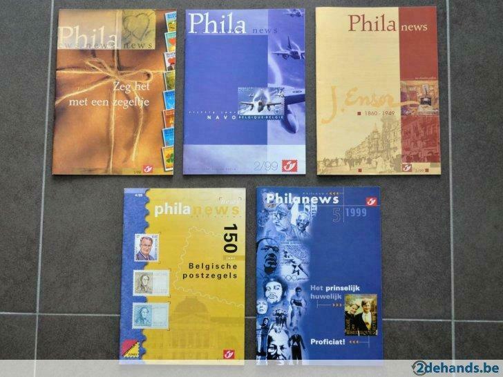 Philanews - Postzegel Magazine - Jaargang 1999, Postzegels en Munten, Ophalen of Verzenden