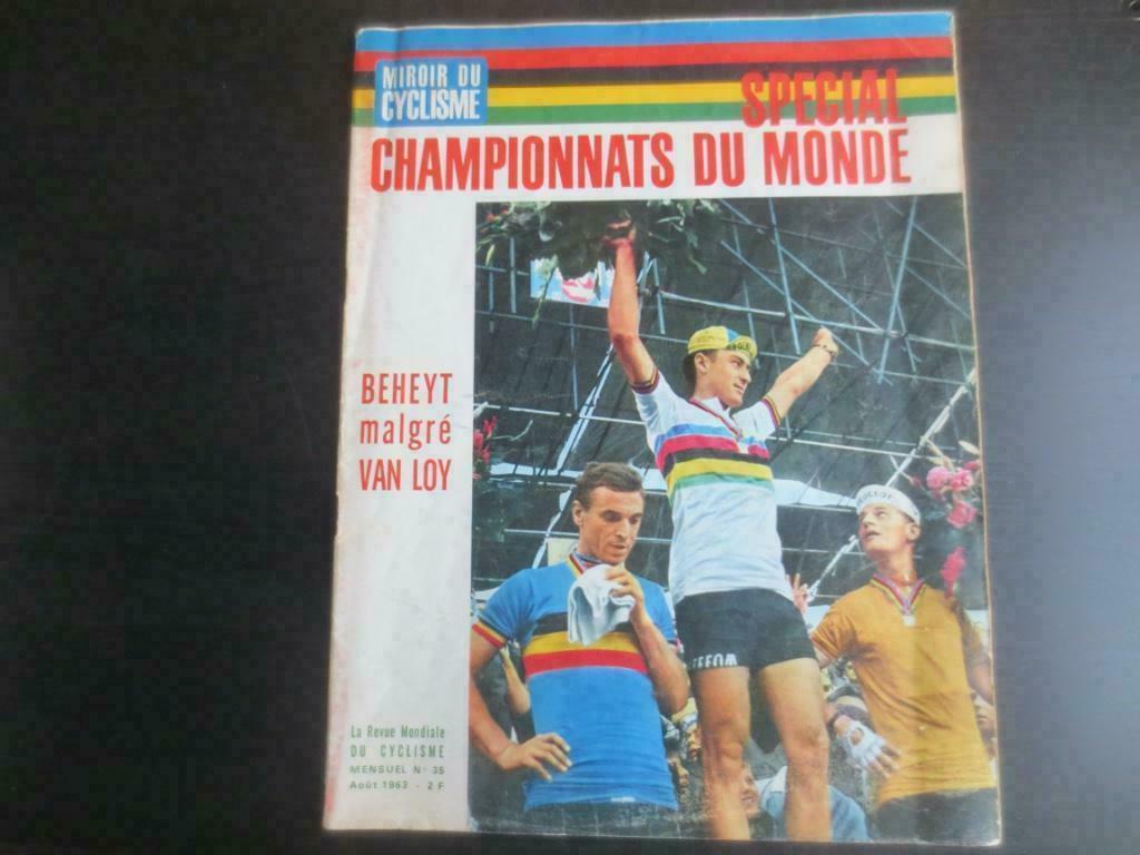 miroir  du cyclisme  1963  wk ronse  beheyt - van looy, Verzamelen, Verzenden, Gebruikt