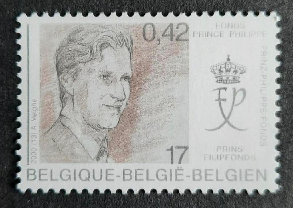 Belgique : COB 2906 ** Fonds Prince Philippe 2000., Timbres & Monnaies, Timbres | Europe | Belgique, Sans timbre, Neuf, Enlèvement ou Envoi