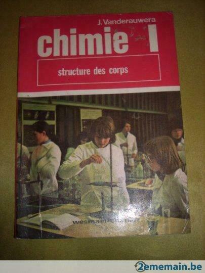 chimie 1, structure des corps, J Vanderauwera, Livres, Enlèvement, Utilisé