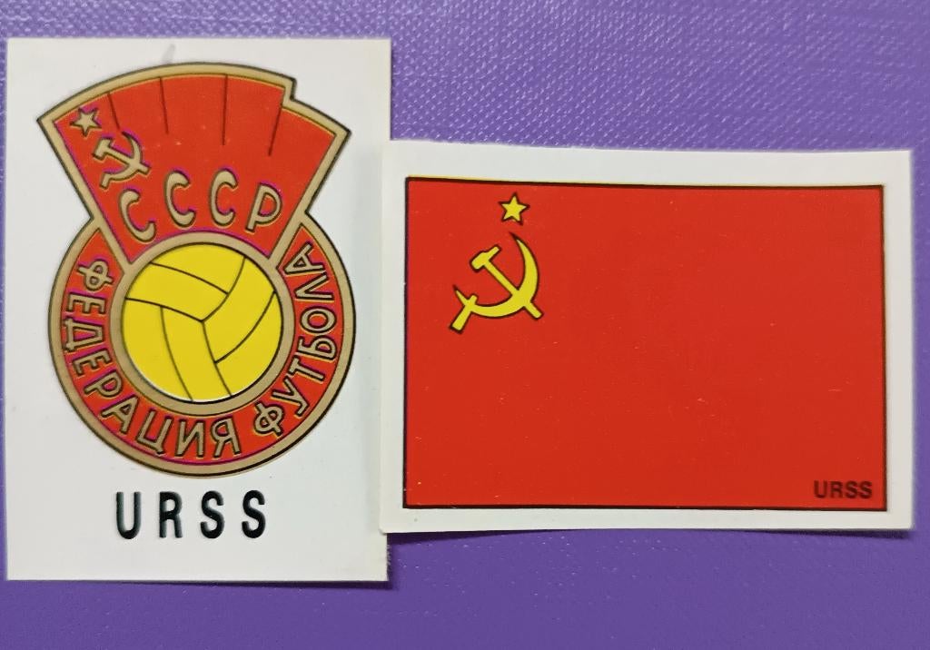 Autocoll. Panini drapeau/insigne COUPE MONDE, MEX 1970 URSS, Envoi