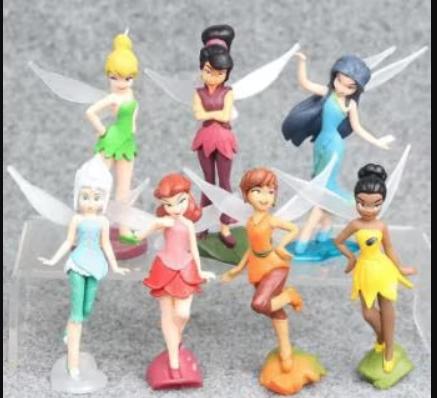 Disney Tinkerbell figuren set 7 stuks (10cm), Collections, Disney, Enlèvement ou Envoi, Neuf