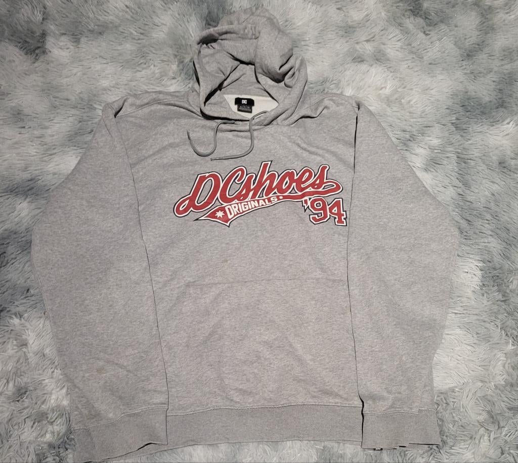 DC Shoes Originals grijze hoodie - maat XL, Maat 56/58 (XL), Ophalen of Verzenden, Grijs, Gedragen