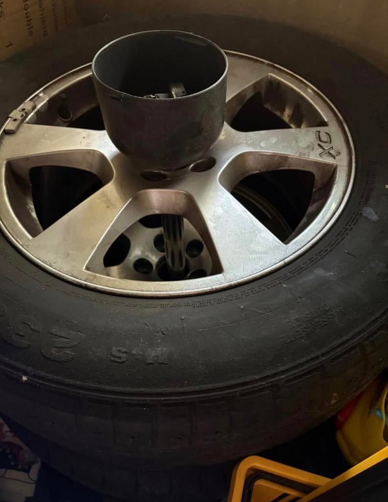 4 winterbanden met velgen, Auto-onderdelen, Ophalen, Winterbanden, Banden en Velgen
