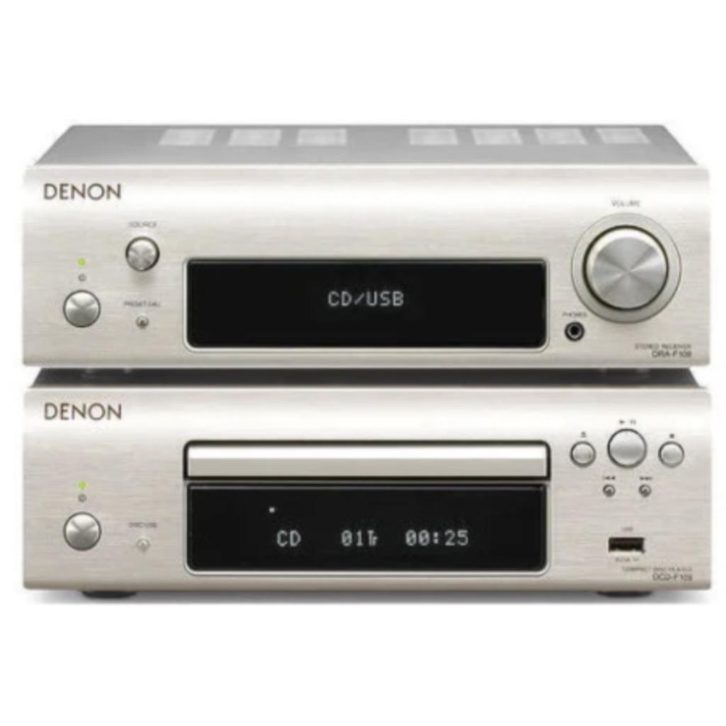chaine hifi DENON DRA F109 argenté, Denon, Micro chaîne, Comme neuf, Enlèvement