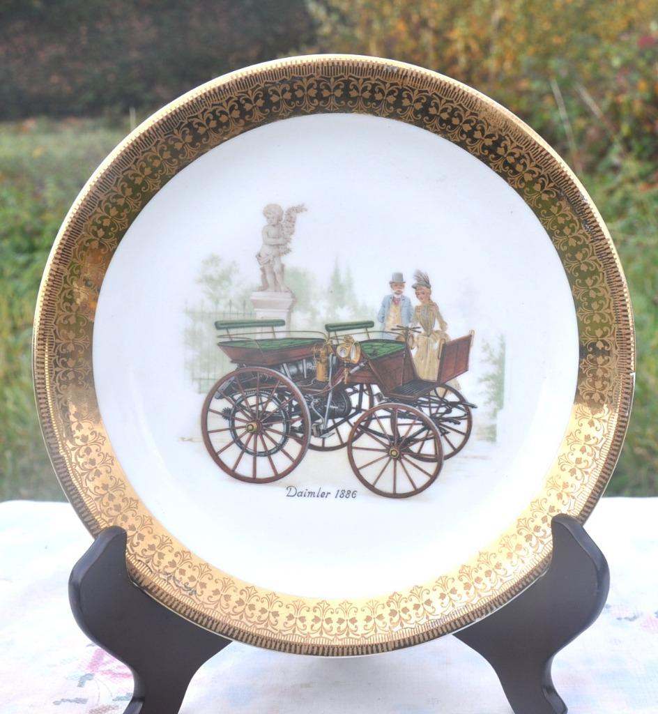 assiette decor vieu taco daimler 1886, Enlèvement ou Envoi