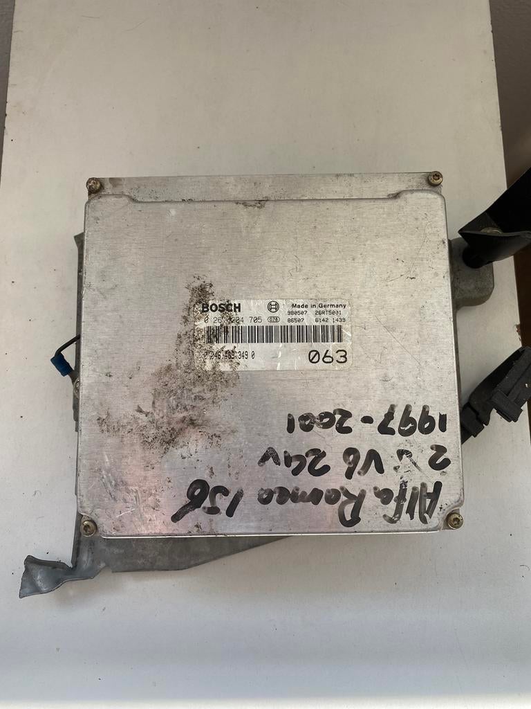 Alfa Romeo 156 2.5i V6 0261204705 Ecu, Ophalen of Verzenden, Gebruikt, Alfa Romeo