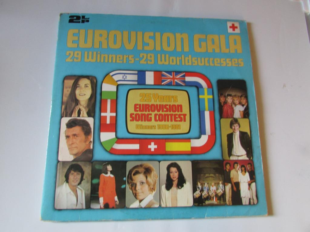EUROVISION GALA, 29 WINNERS, DUBBEL LP, Ophalen of Verzenden, Zo goed als nieuw, 12 inch, Pop