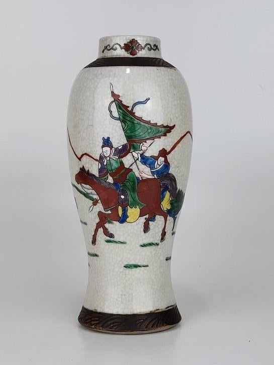 Oude Chinese Famille rose vaas, Ophalen of Verzenden