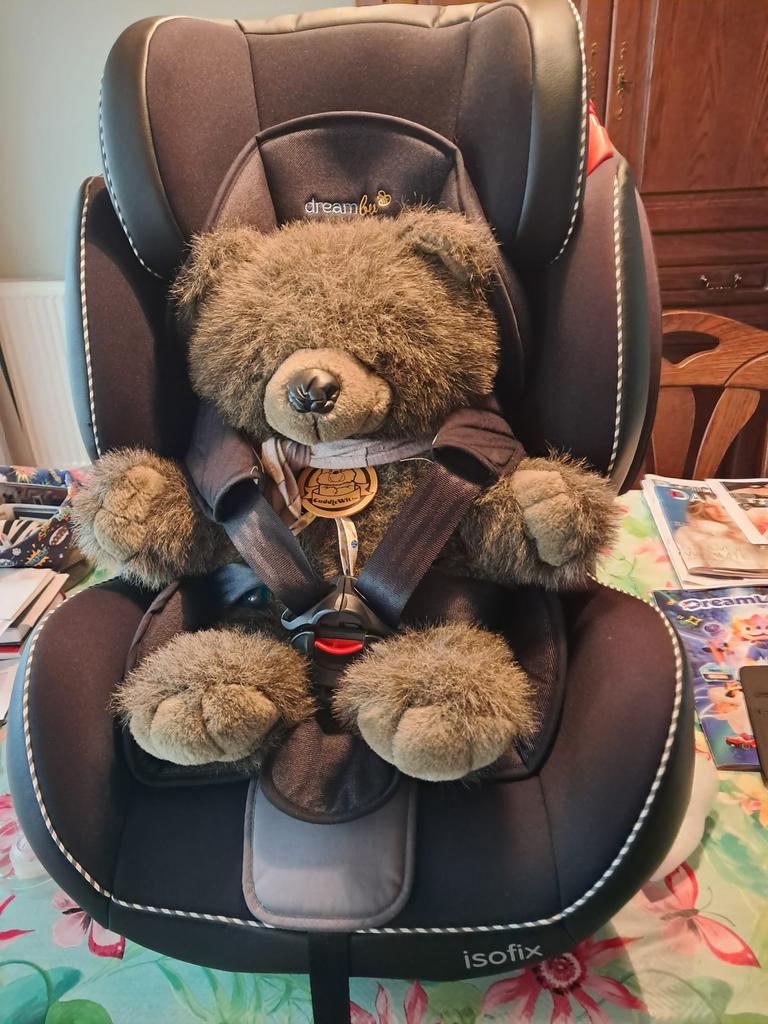Stoere Dreambee autostoel mét isofix, Gebruikt, 9 t/m 18 kg, Zijbescherming, Isofix
