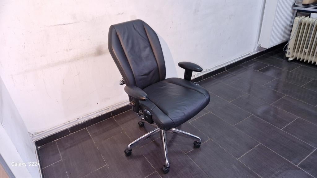 Siège de travail Girsberger  Marque : Girsberger  Revêtement, Maison & Meubles, Chaises de bureau, Comme neuf, Noir, Enlèvement ou Envoi