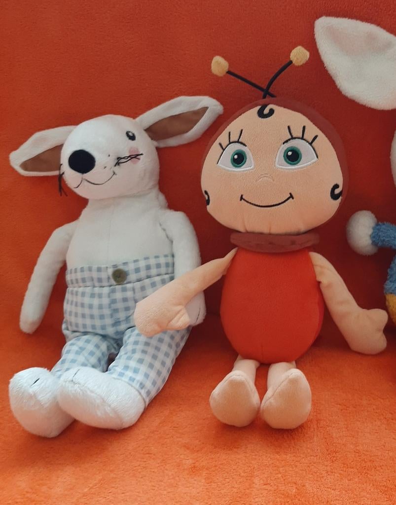 Slappe knuffels, 30cm., Ophalen of Verzenden, Zo goed als nieuw, Konijn
