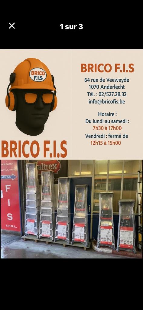 Échelle double decker altrex 3/4/5/6/7/8 marches, Ophalen, Nieuw, Ladder