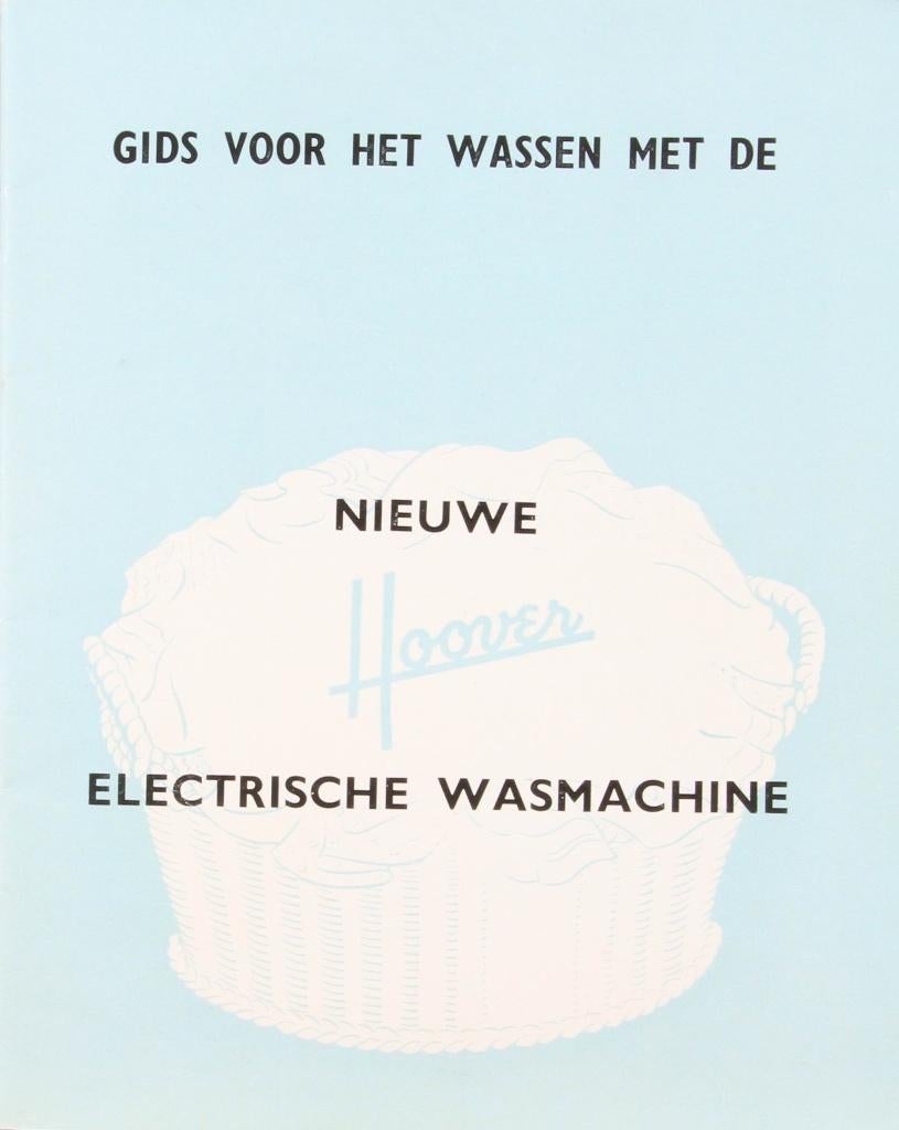 Oude handleiding van Hoover wasmachine, Ophalen of Verzenden, Zo goed als nieuw, Overige typen
