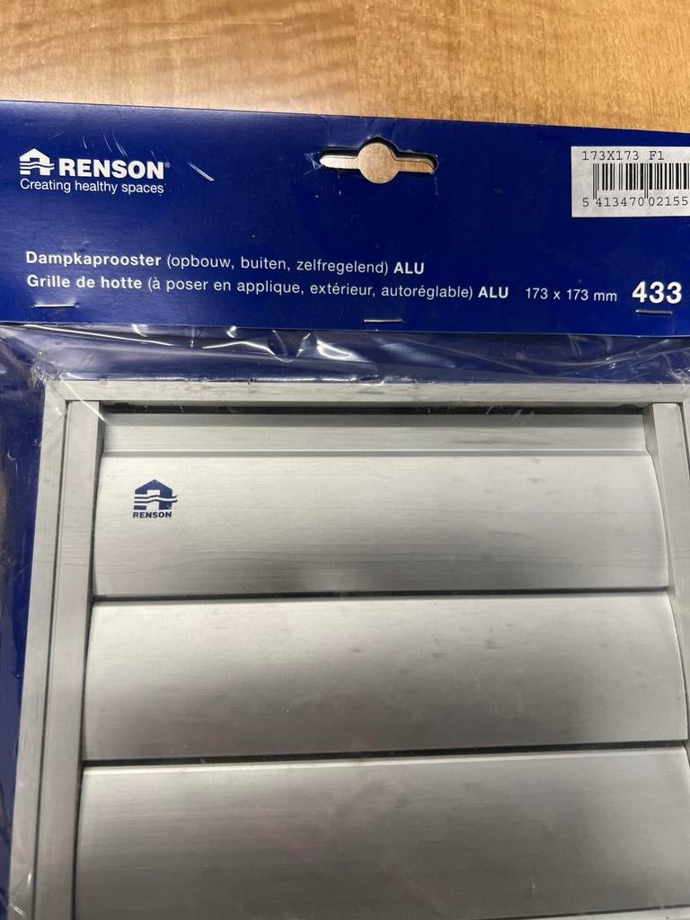 RENSON ROOSTER, Ophalen, Nieuw, Ventilator en Afzuiger