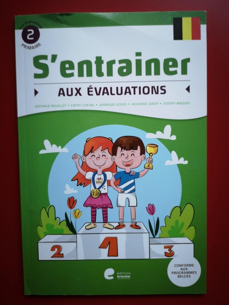 S'entrainer aux évaluations de 2ème primaire, Enlèvement, Comme neuf, Primaire, Erasme