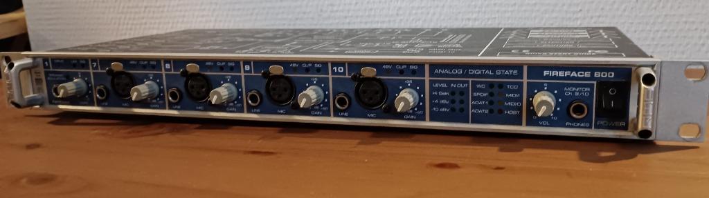 RME Audio Fireface 800, Enlèvement
