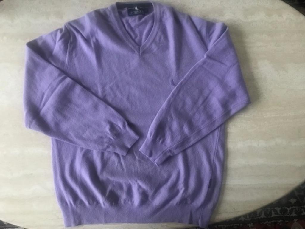 Lila pull - 80% wol - maat L - oksel/oksel 55cm (nr1447), Ophalen of Verzenden, Zo goed als nieuw, Maat 52/54 (L), Overige kleuren