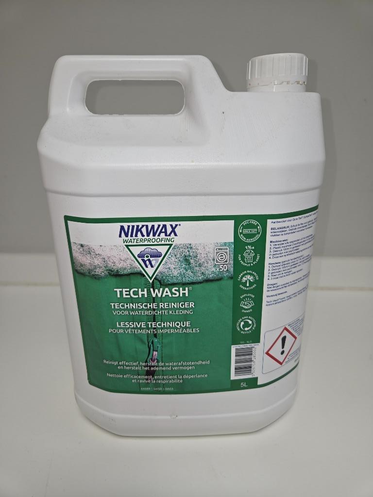 Nikwax Tech Wash 5L Wasmiddel, Ophalen of Verzenden, Info@nikwax.com, Schoonmaakmiddel, UK