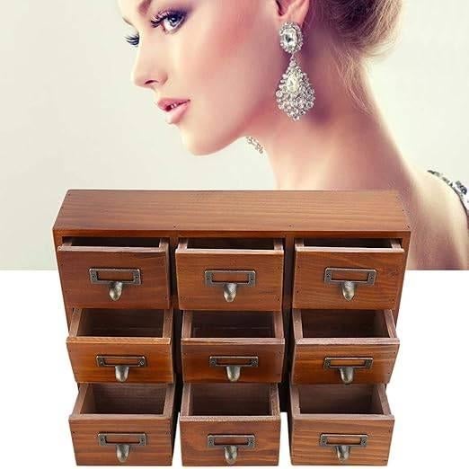 Organiseur de bureau vintage en bois | LIVRAISON GRATUITE, Neuf, -, -, FOCKETY