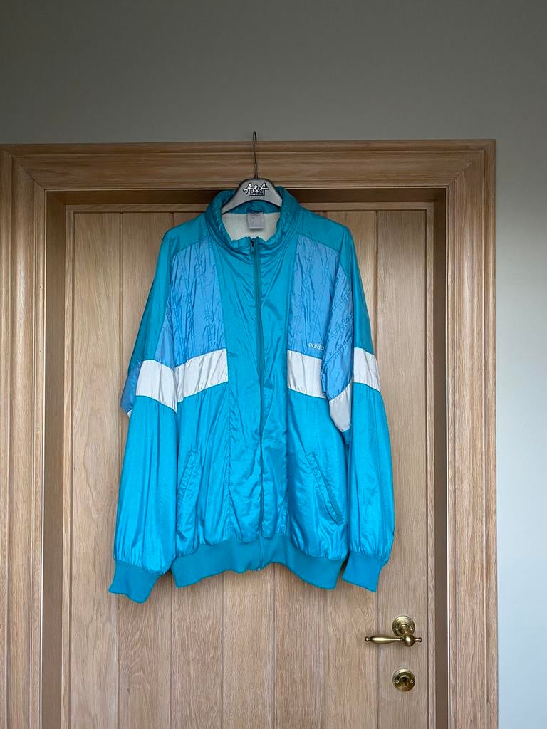Adidas jacket | Vintage, Ophalen of Verzenden, Blauw