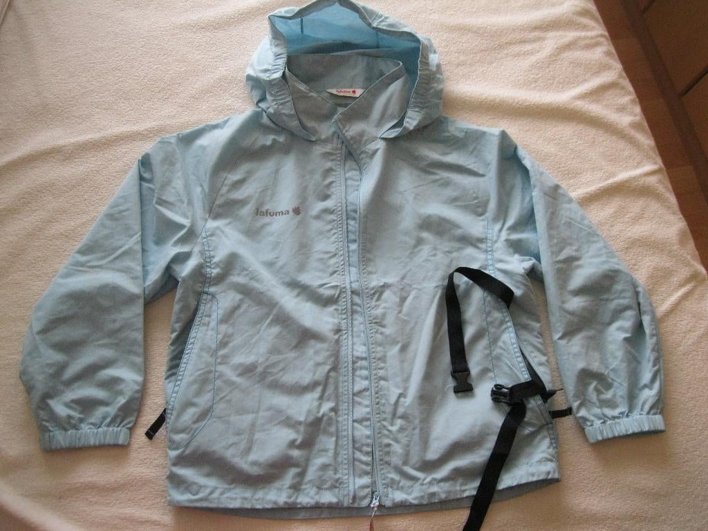 Veste de pluie bleue Lafuma 140, Lafuma, Enlèvement ou Envoi, Utilisé, Fille
