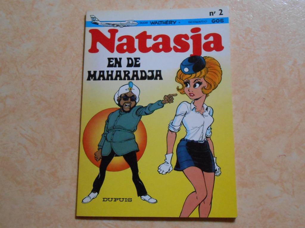 Natasja 2 Natasja en de maharadja 1972 1ste druk, Boeken, Stripverhalen, F. Walthery, Eén stripboek, Nieuw, Ophalen of Verzenden