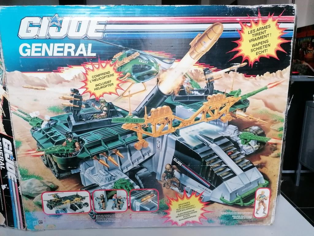 Gi Joe General dans une boîte, Enlèvement ou Envoi, Utilisé