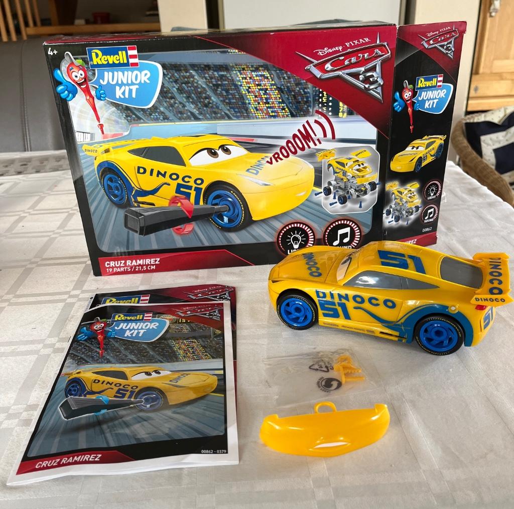 Revell Junior kit - Cruz Ramirez - Disney Cars, Kinderen en Baby's, Speelgoed |Speelgoedvoertuigen, Gebruikt, Ophalen of Verzenden