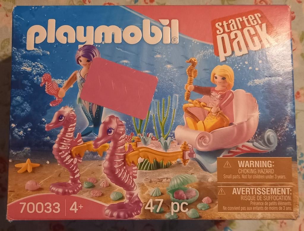 Playmobil 70033 Koets met zeepaardjes, Ophalen of Verzenden, Nieuw, Complete set
