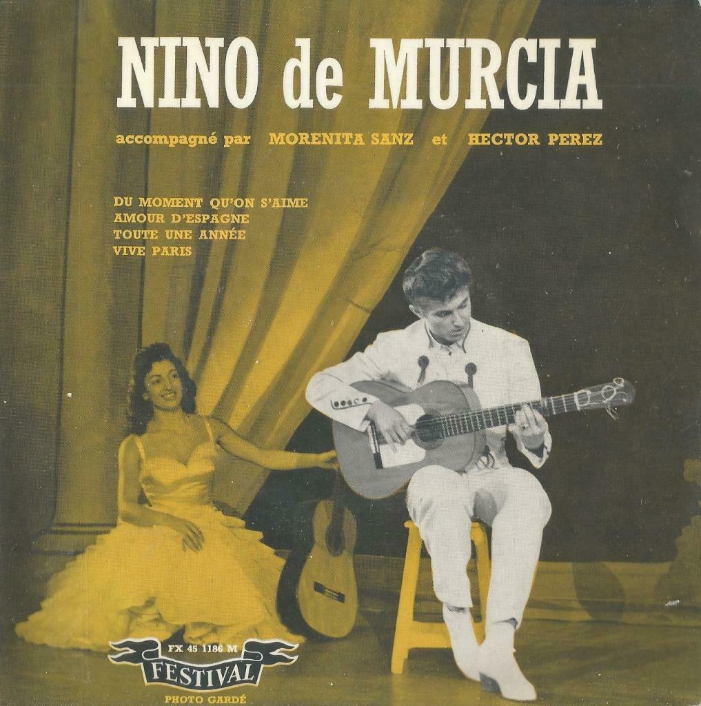 Nino de Murcia – Toute une année / Vive Paris + 2 – EP, Ophalen of Verzenden, Gebruikt, Latin en Salsa