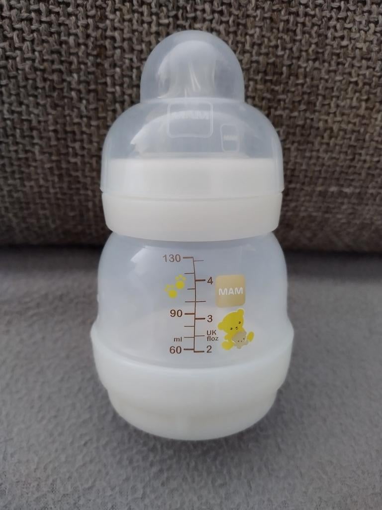 Flesje MAM early start anti-colic + speentje, Kinderen en Baby's, Ophalen of Verzenden, Gebruikt, Overige typen