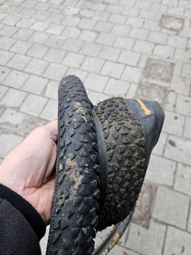 2 Continental Race King mtb banden (2,2 inch band verkocht), Ophalen, Gebruikt, Band, Continental