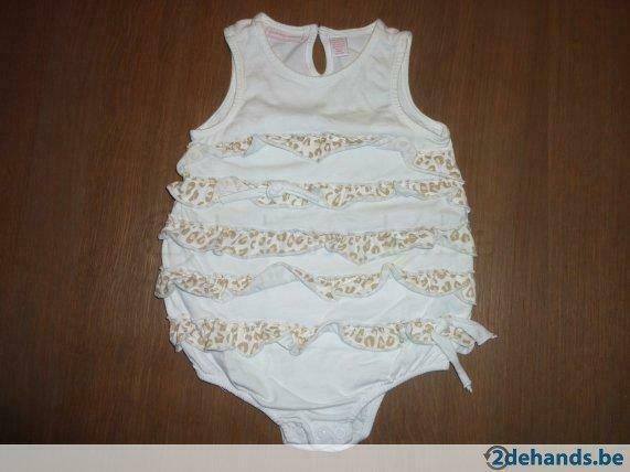 First Impression - Amerikaans zomerpakje 12m, Kinderen en Baby's, Babykleding | Maat 80, Gebruikt, Meisje, Nacht- of Onderkleding