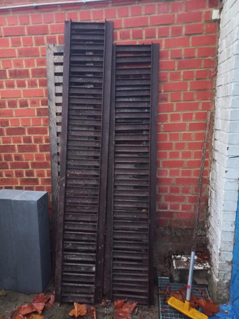 Metalen roosters, Doe-het-zelf en Bouw, Metalen, Gebruikt, IJzer, Ophalen