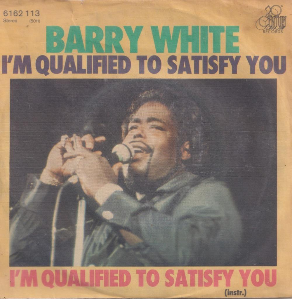 Barry White – I’m qualified to satisfy you – Single, Ophalen of Verzenden, Gebruikt, R&B en Soul
