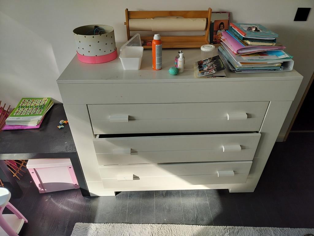 Commode wit, Ophalen of Verzenden, Gebruikt, Commode