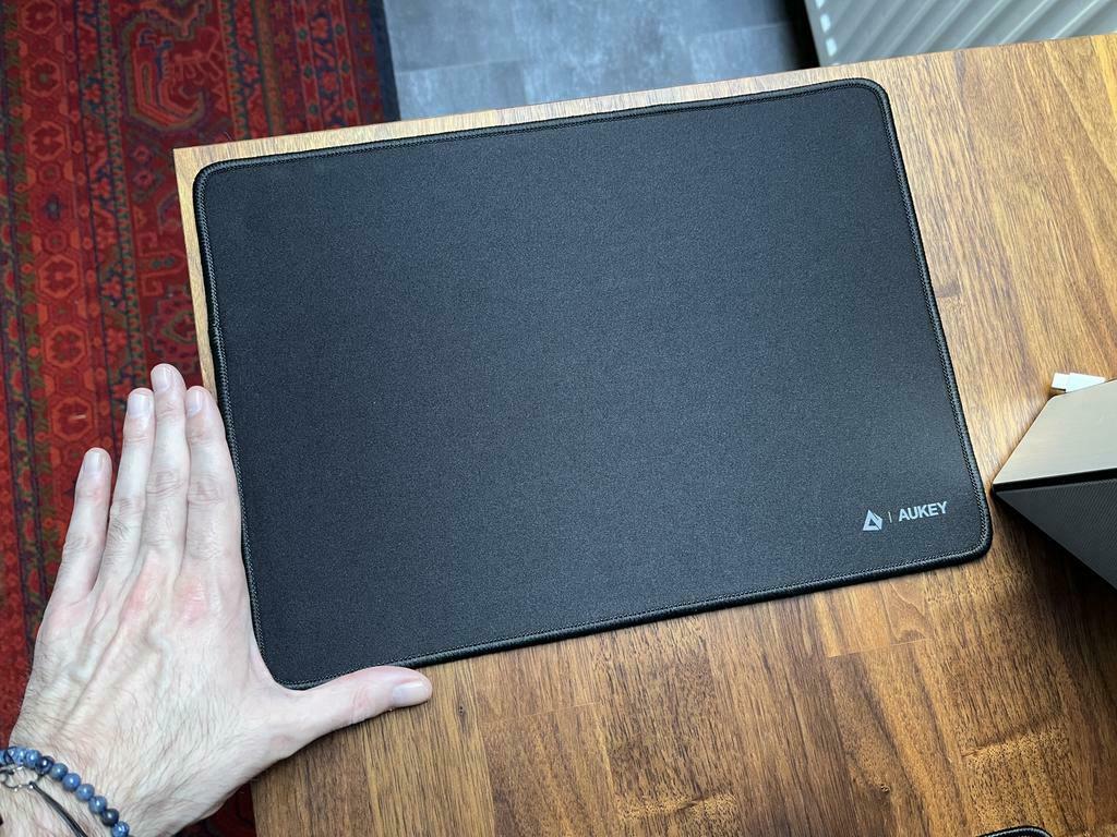 Tapis souris jeu Aukey 250x350x3mm mouse pas, Zo goed als nieuw