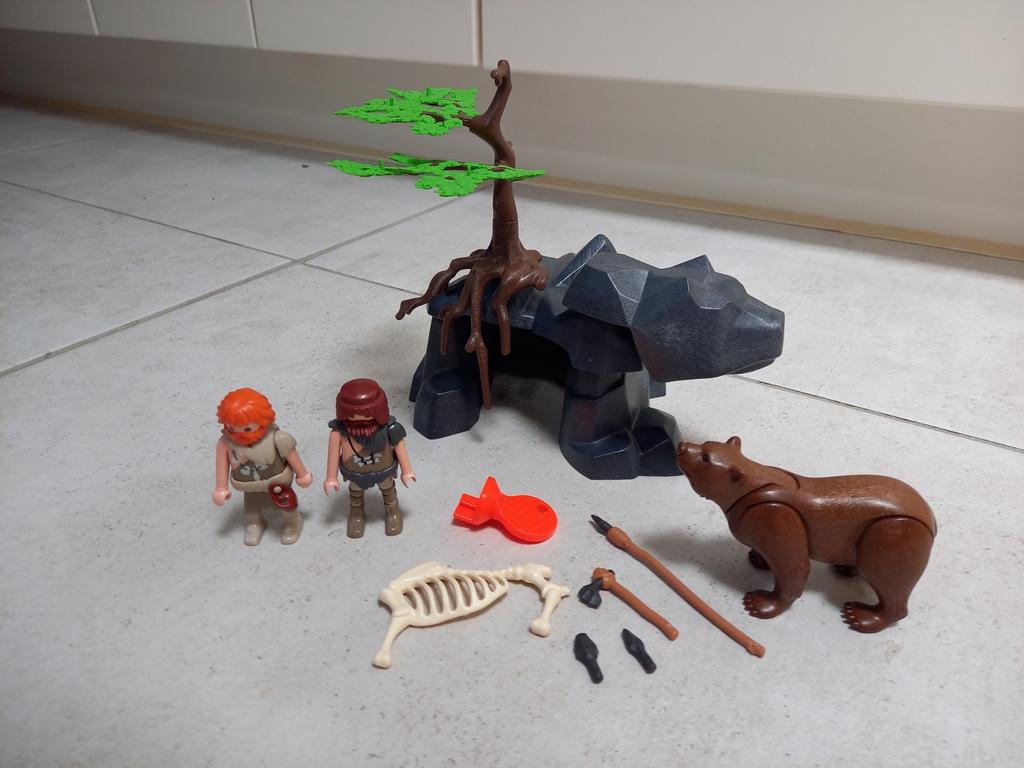 Playmobil 5103 - prehistorische mannen met beren, Kinderen en Baby's, Speelgoed | Playmobil, Ophalen of Verzenden, Gebruikt
