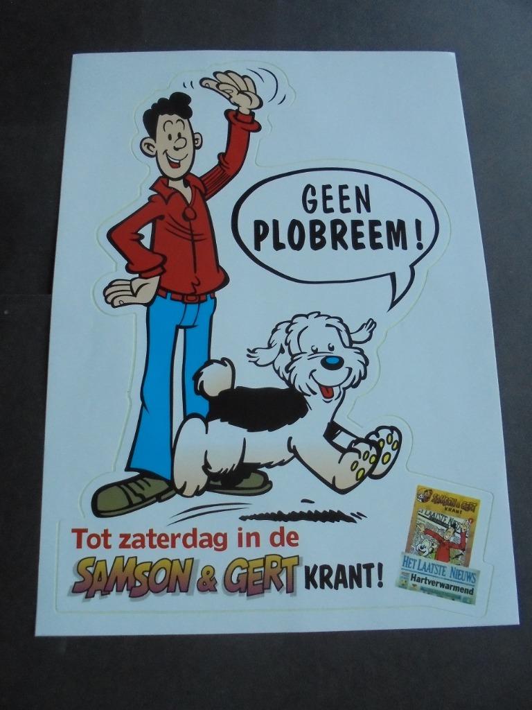 Sticker :  Samson en Gert, Verzamelen, Verzenden, Nieuw, Film, Tv of Omroep