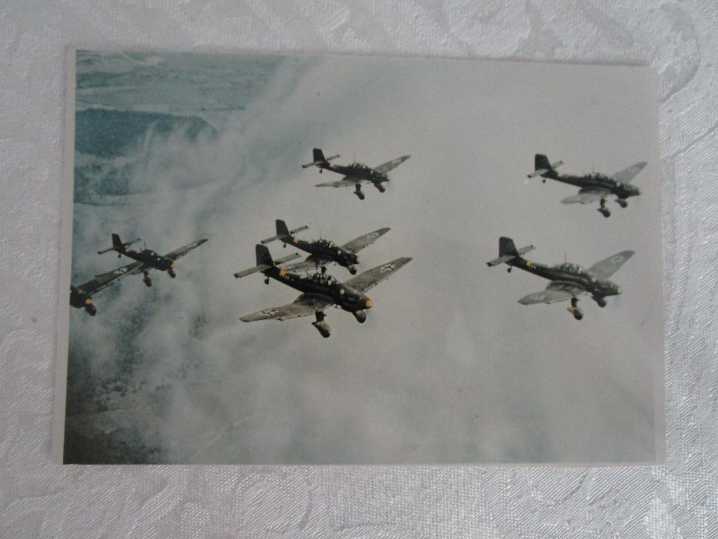 militair, vliegtuigen Duitse stuka"s WO2, Ophalen, Luchtmacht, Foto of Poster